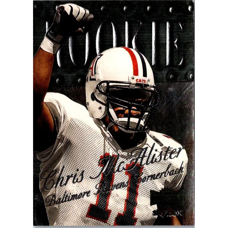 1999 SkyBox Metal Universe Chris McAlister #215 Rookie