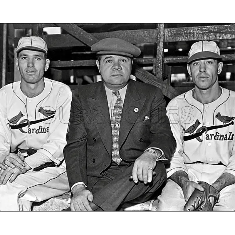 Babe Ruth Dizzy Dean 8X10 Photo - Paul Daffy Dean 1934 Yankees Cardinals - 2019