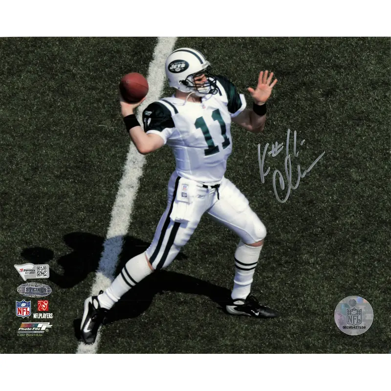 Kellen Clemens signed 8x10 photo Fanatics New York Jets Autographed