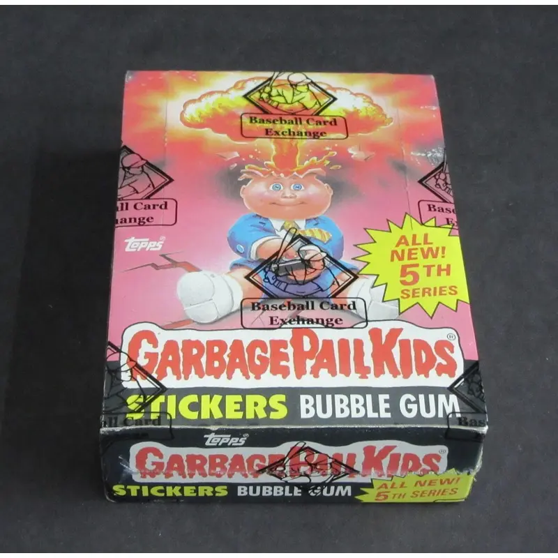 1986 Topps Garbage Pail Kids Series 5 Unopened Wax Box (w/ price) (Non) (BBCE)