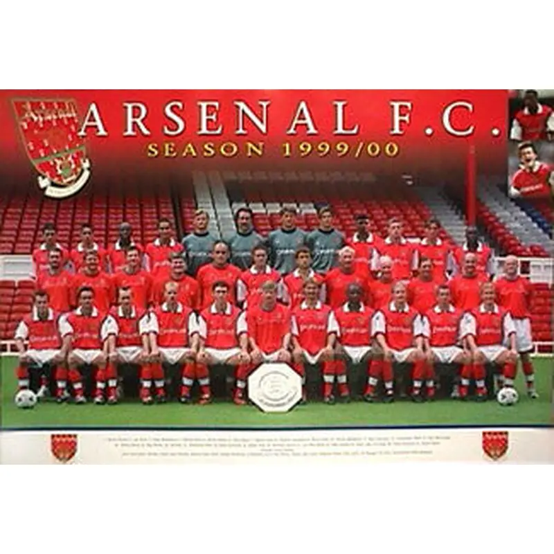 Arsenal F.C. Team Poster 1999/2000 - U.K. 1999