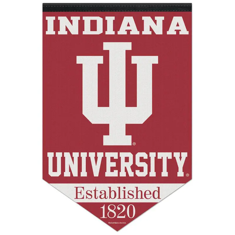 Indiana University Hoosiers "Est. 1820" Official NCAA Premium Felt Wall Banner - Wincraft