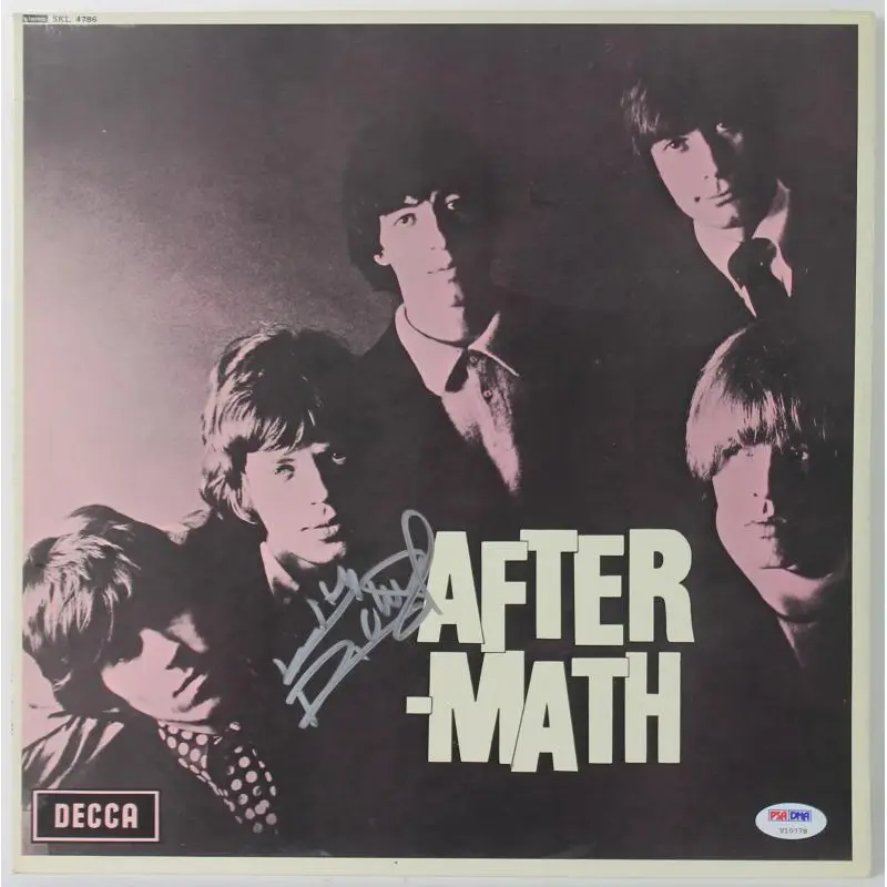 Keith Richards Rolling Stones After-Math Signed Album Cover PSA/DNA #V10778