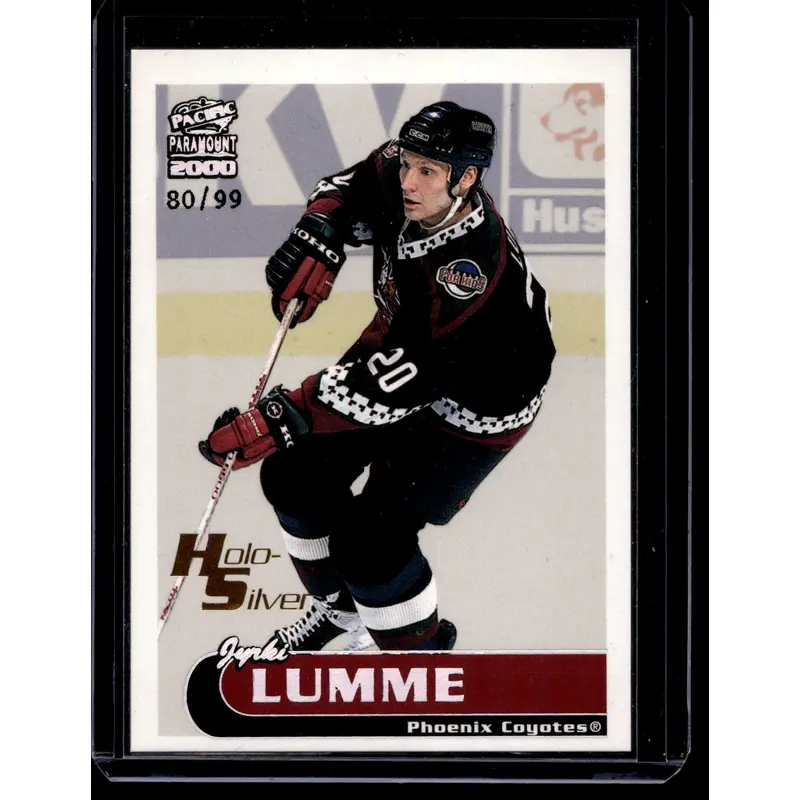 1999-00 Pacific Paramount - Holo-Silver - Jyrki Lumme #180 /99