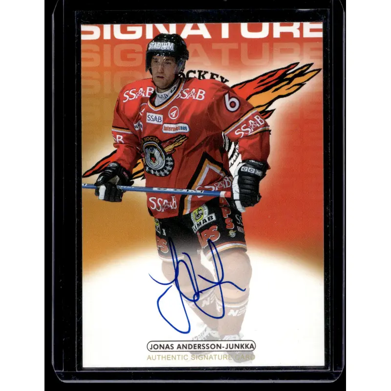 2003-04 SHL Signatures - Jonas Andersson-Junkka