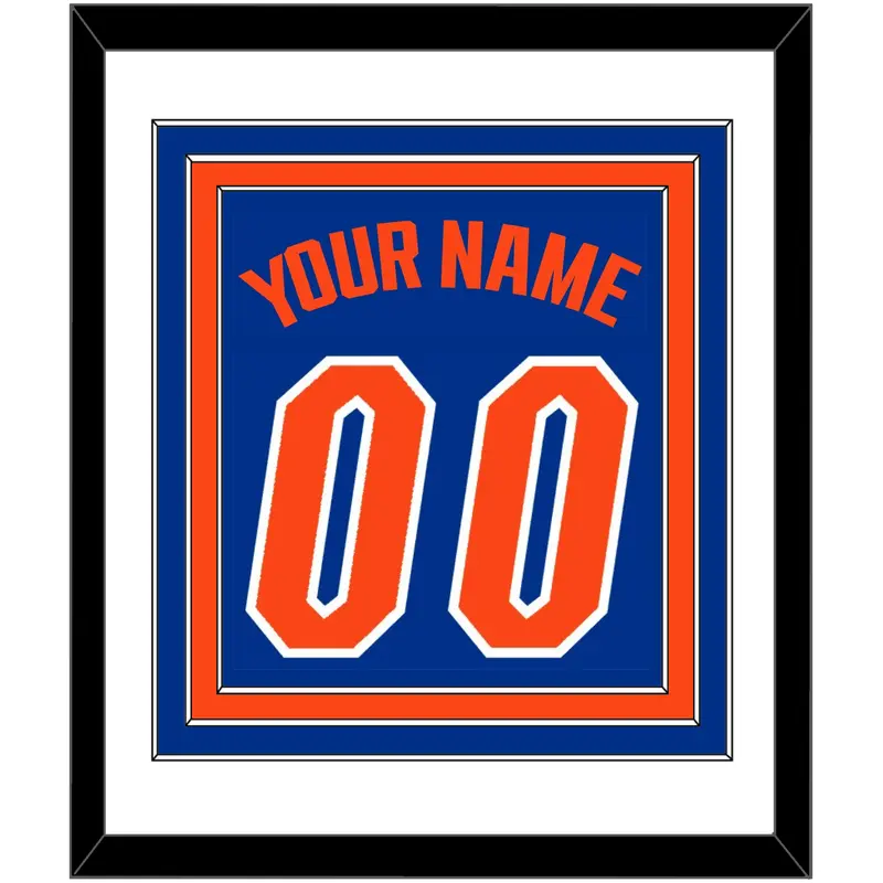 Florida Basketball Name & Number - Road Blue (2017-2018) - Triple Mat 1