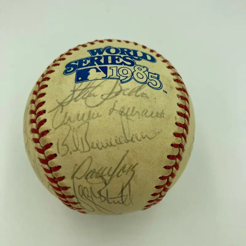 1985 Kansas City Royal World Series Champs Team Signed Baseball With JSA COA