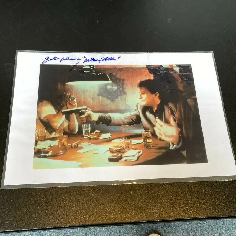Anthony Stabile Frank Adonis Signed Autographed Goodfellas Poster Photo