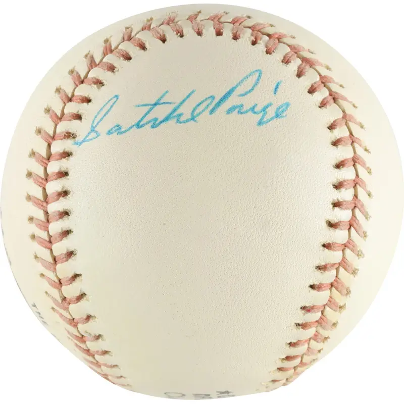 Satchel Paige Signed National League Baseball PSA DNA 10 GEM MINT & JSA COA