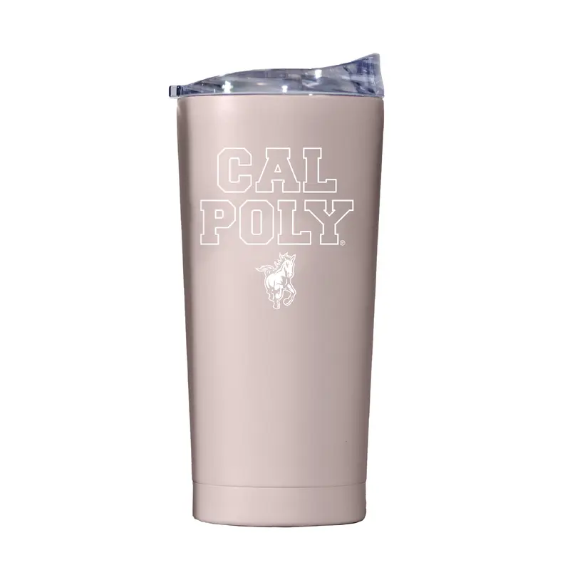 Cal Poly 20oz Dusk Stencil Powder Coat Tumbler