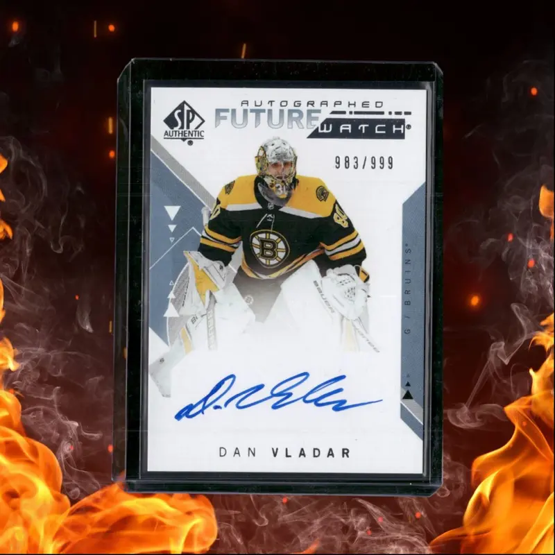 2018-19 SP Authentic Dan Vladar Future Watch Rookie Auto 983/999 #214