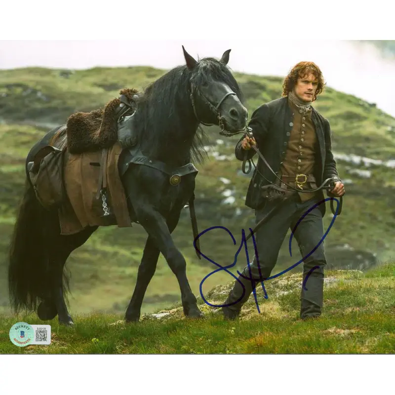 Sam Heughan Outlander Authentic Signed 8x10 Photo Autographed BAS #BJ52125