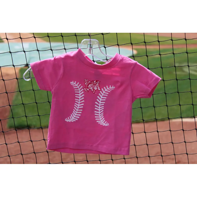 Toasty Pink & White Toddler Tee