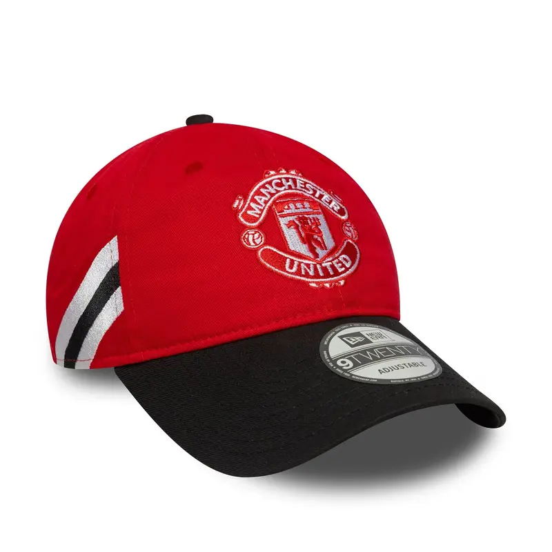 Manchester United FC Bar Stripe Red 9TWENTY Adjustable Cap