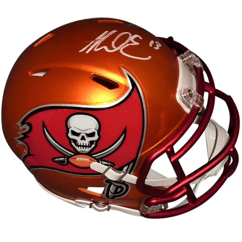 Mike Evans Autographed Tampa Bay Buccaneers (Flash Alternate) Mini Helmet