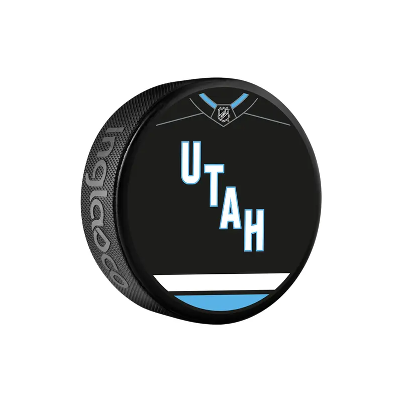 NHL Utah Hockey Club Jersey Design Logo Souvenir Collector Hockey Puck