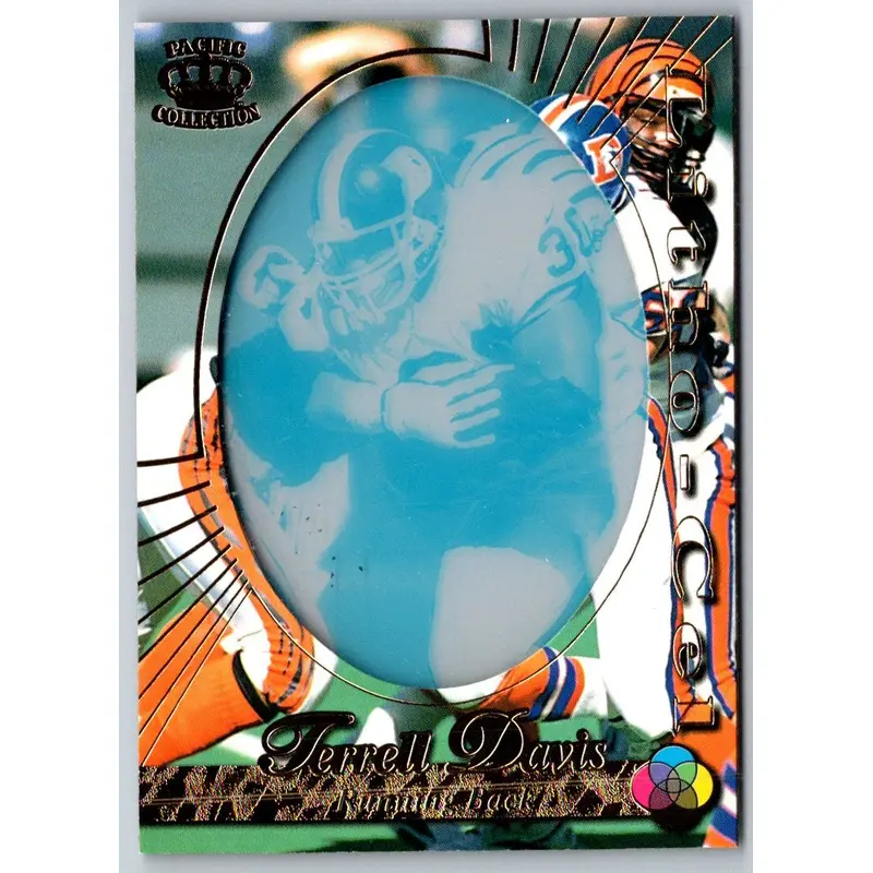 1996 Pacific Litho-Cel Terrell Davis #CEL-29