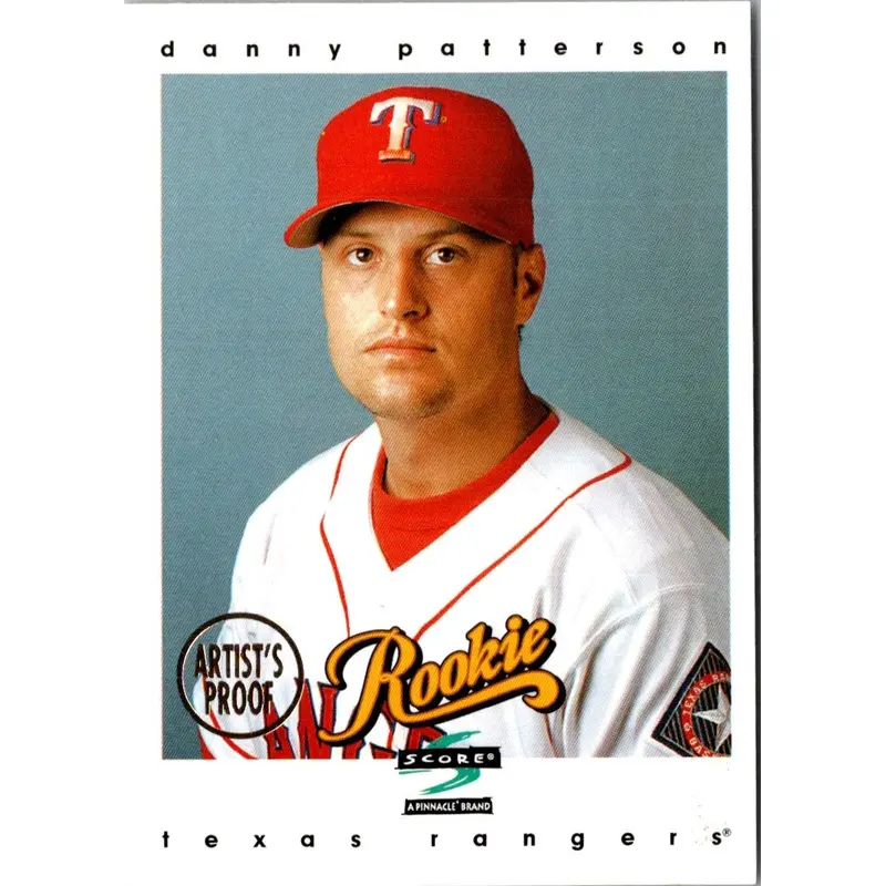 1997 Score Artist's Proofs White Border Danny Patterson #320