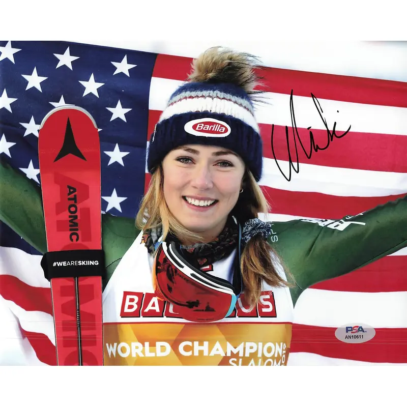 Mikaela Shiffrin signed 8x10 photo PSA/DNA Team USA Ski Autographed