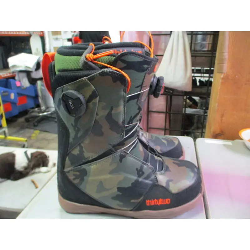 Used ThirtyTwo Lashed Double BOA Snowboard Boots Size 7.5