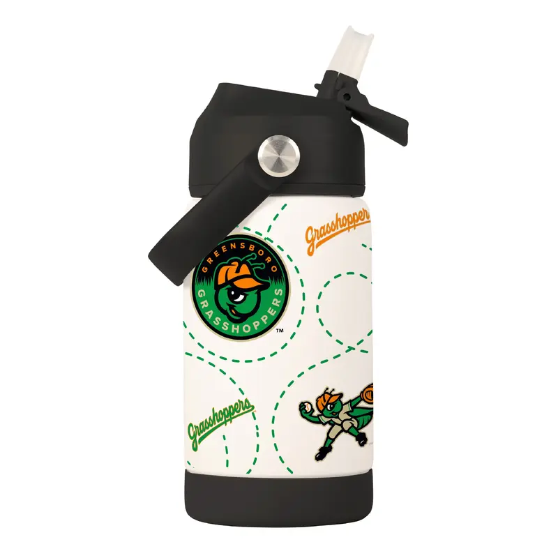 Greensboro Grasshoppers 12oz SS Kids Bottle