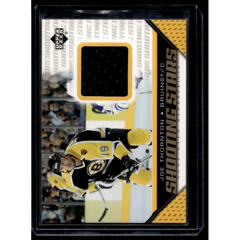 2005-06 Upper Deck - Shooting Stars Game-Used Memorabilia - Joe Thornton #S-JT