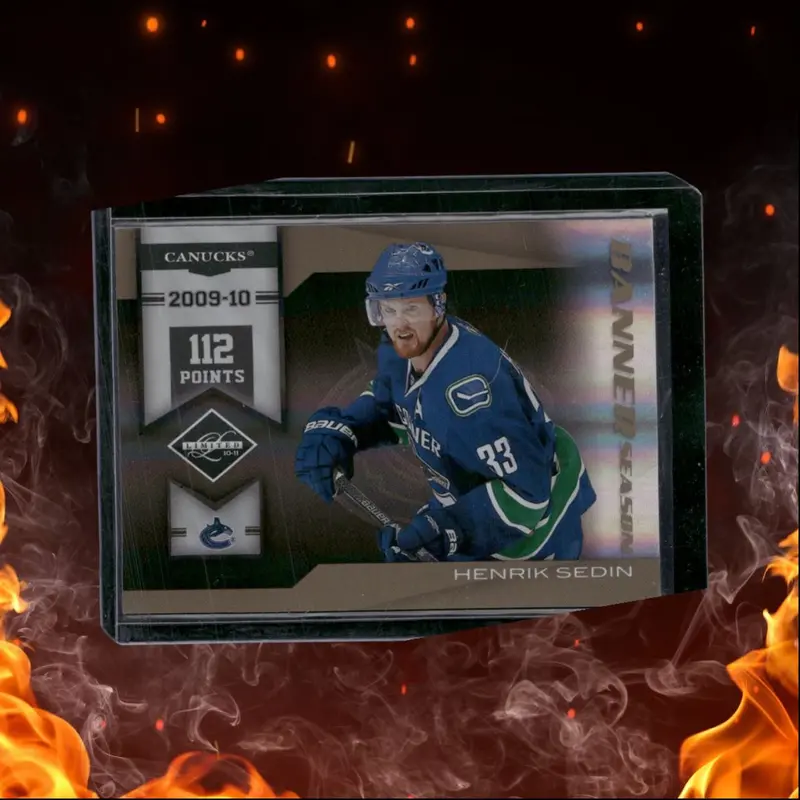 2010-11 Panini Limited Henrik Sedin Banner Season Gold 16/24 #9