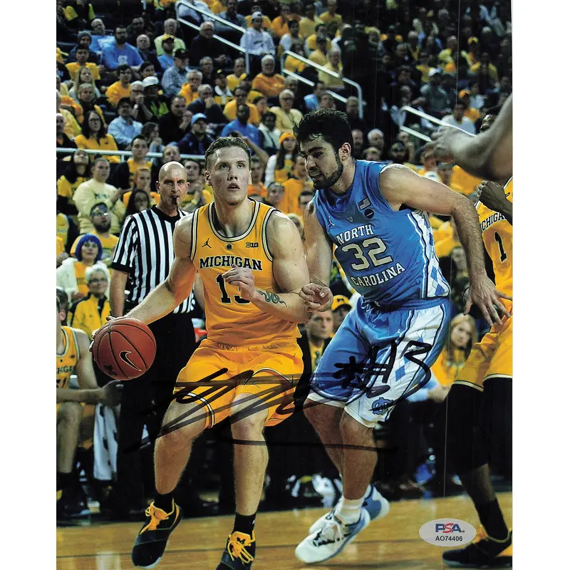 Ignas Brazdeikis signed 8x10 photo PSA/DNA Michigan Wolverines Autographed