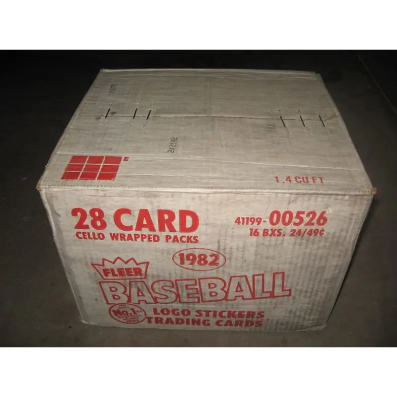 1982 Fleer Baseball Cello Case (16 Box)