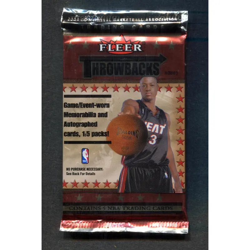 2004/05 Fleer Throwbacks Basketball Unopened Pack (Hobby) (5)