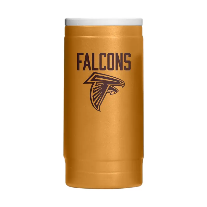 Atlanta Falcons  Huddle Powder Coat Slim Can Coolie