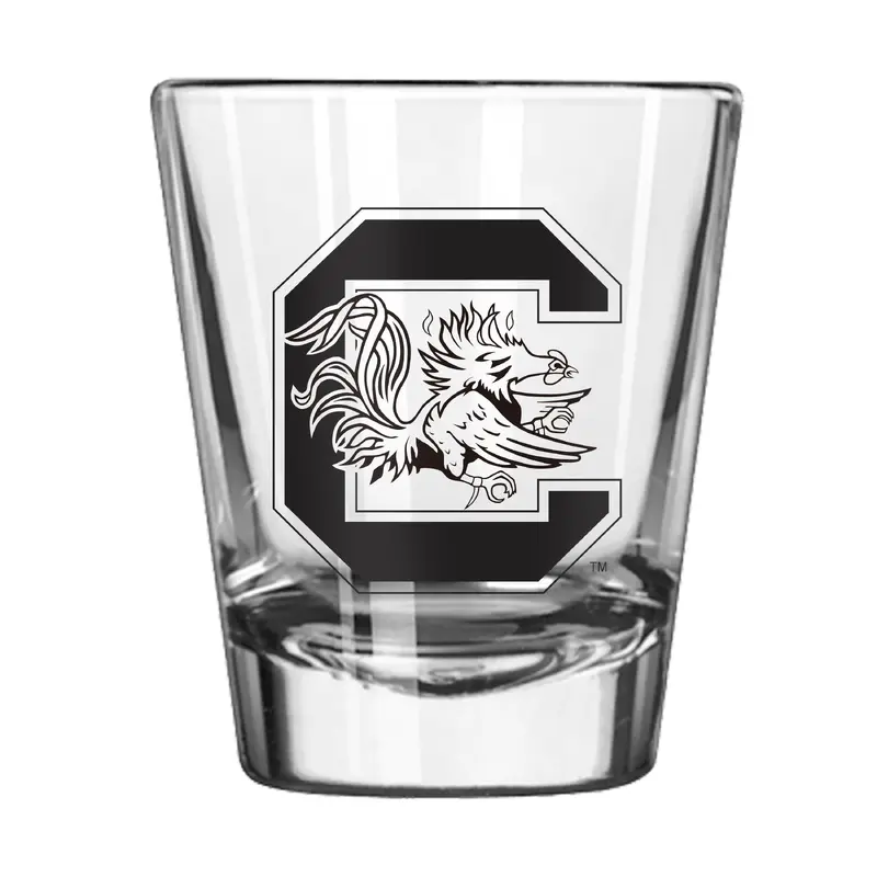 South Carolina Black 2oz Gameday Shot Glass