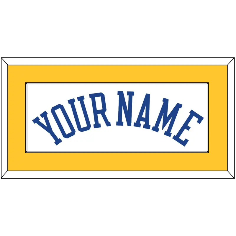 Golden State Name - Home White (2010-2019) - Single Mat 2