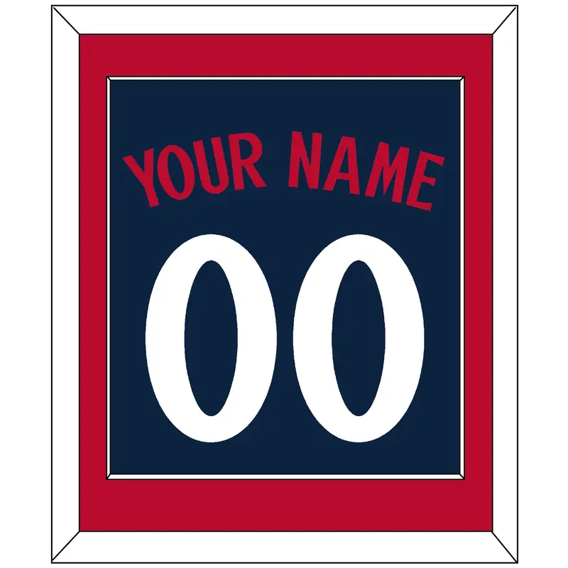 Minnesota Name & Number - Alternate Road Navy - Single Mat 2