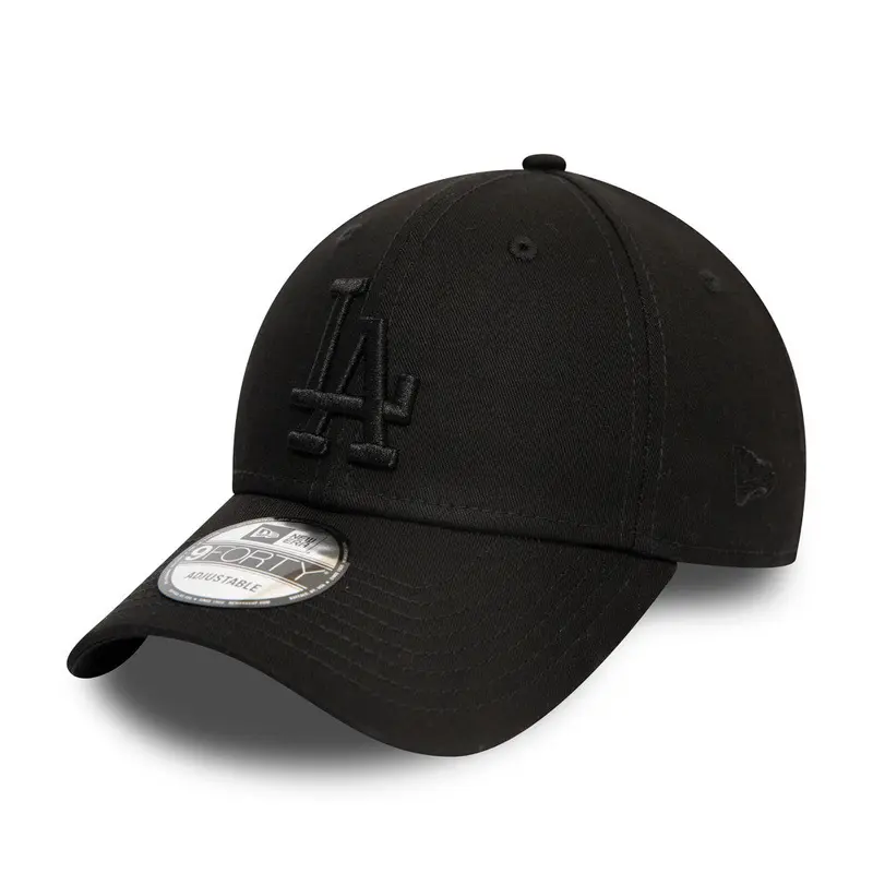 New Era - Los Angeles Dodgers Essential 9FORTY - Black On Black