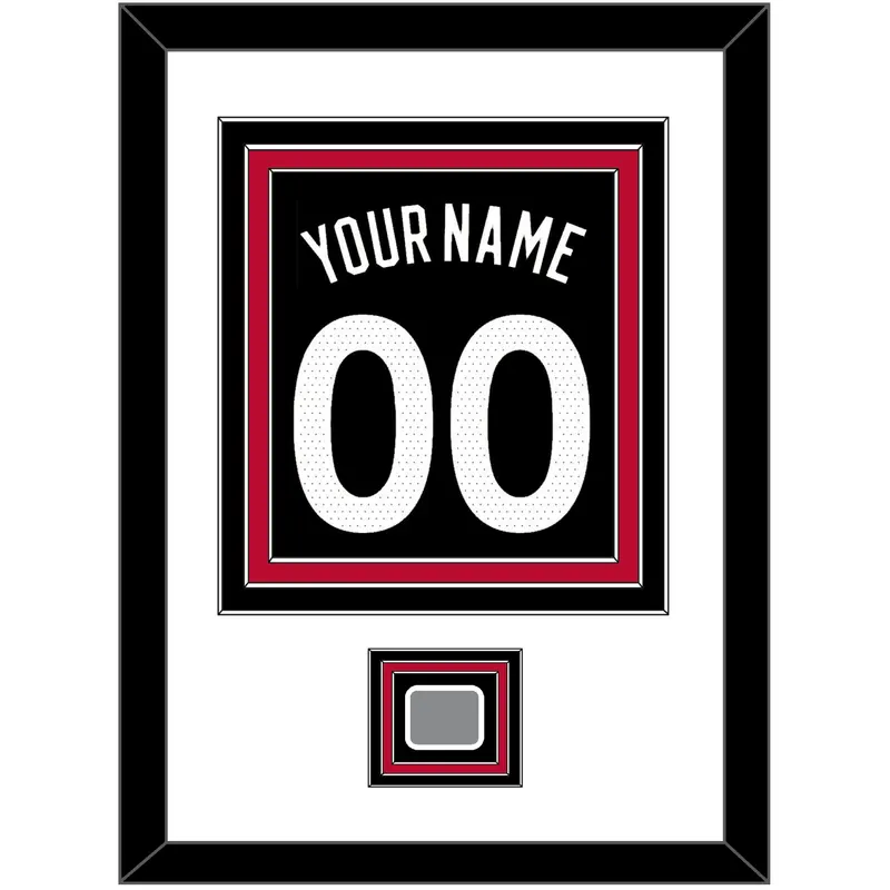 Toronto Name & Number With Champions Patch - Black Statement (2015-2020) - Triple Mat 1