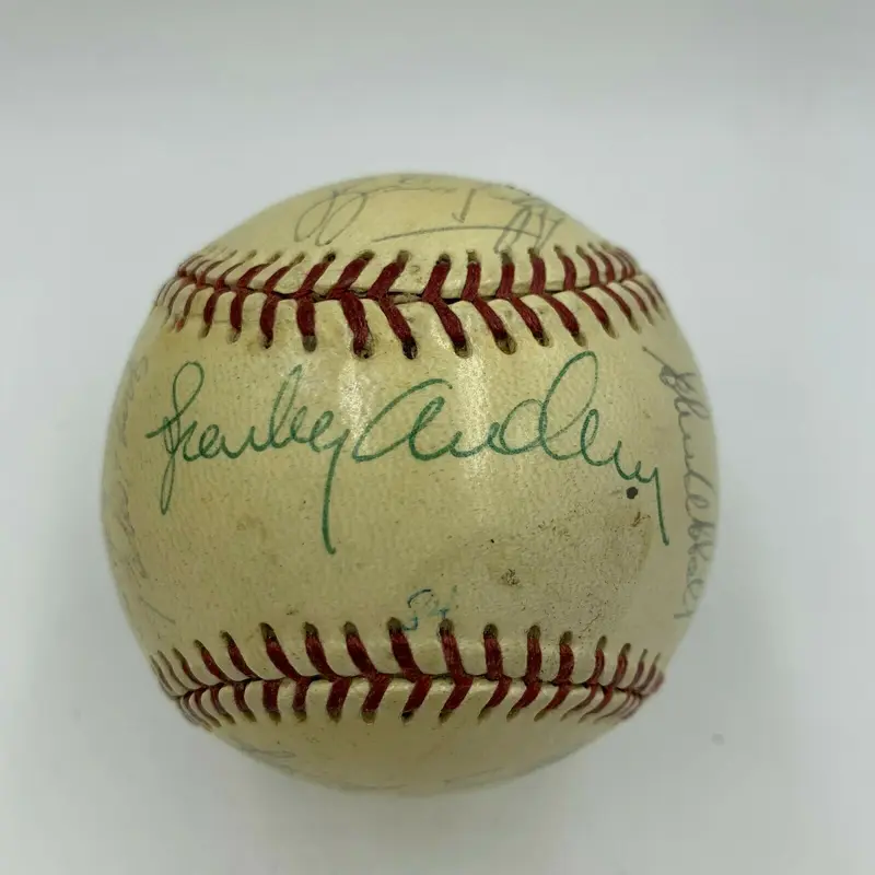 1983 Detroit Tigers Team Signed Baseball 26 Sigs Sparky Anderson JSA COA