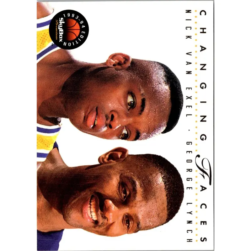 1993 SkyBox Nick Van Exel/George Lynch #304