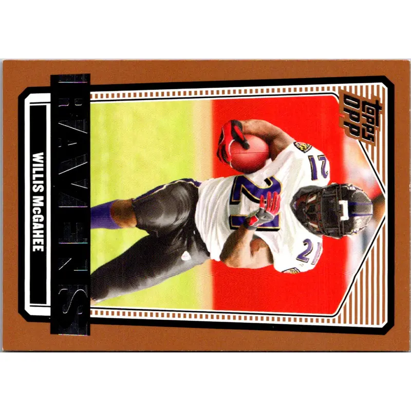2007 Topps Baltimore Ravens Willis McGahee #1
