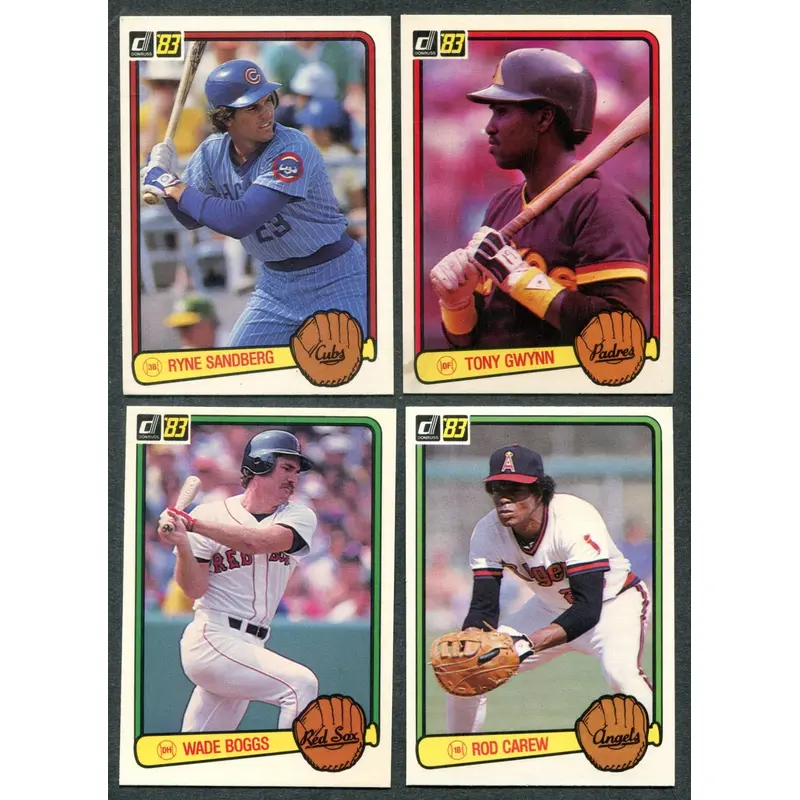 1983 Donruss Baseball Complete Set NM (660) (23-298)