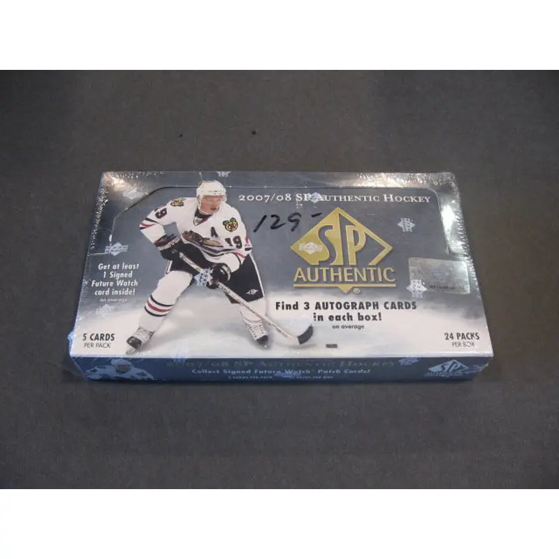 2007/08 Upper Deck SP Authentic Hockey Box (Hobby)