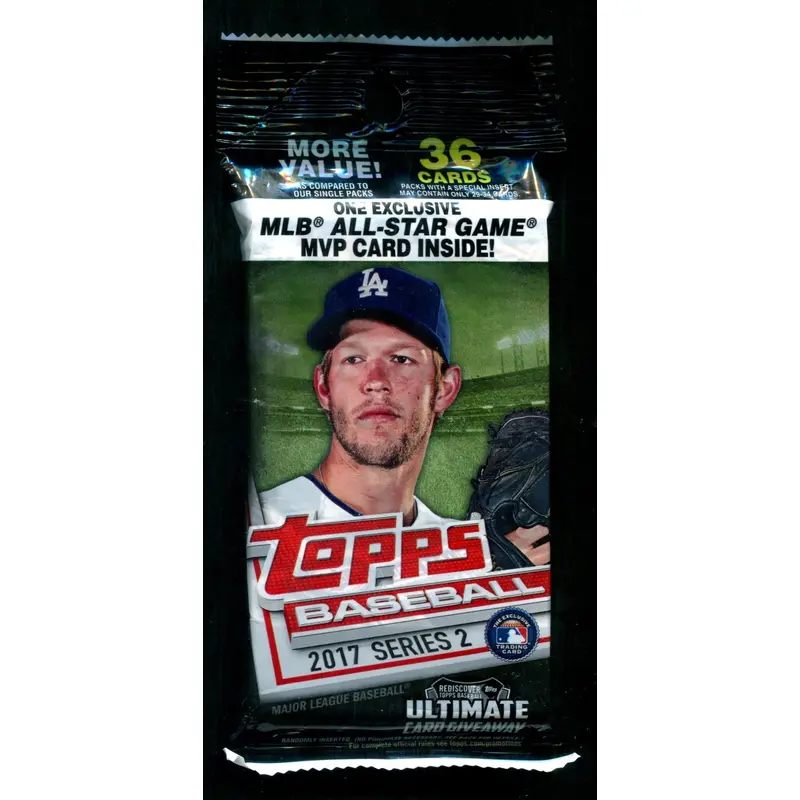 2017 Topps Baseball Unopened Series 2 Value Jumbo Pack (36)