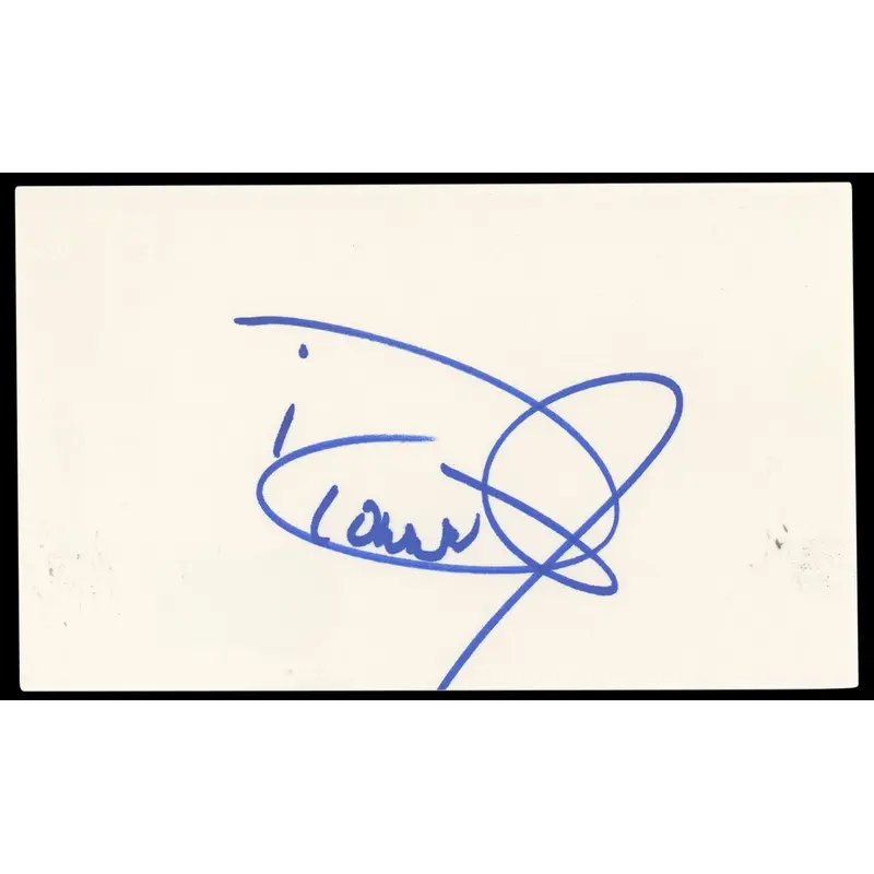 Dionne Warwick Authentic Signed 3x5 Index Card Autographed BAS #BP50633