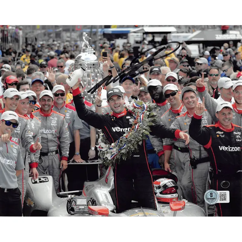 Will Power IndyCar Series Authentic Signed 8x10 Horizontal Photo BAS 3