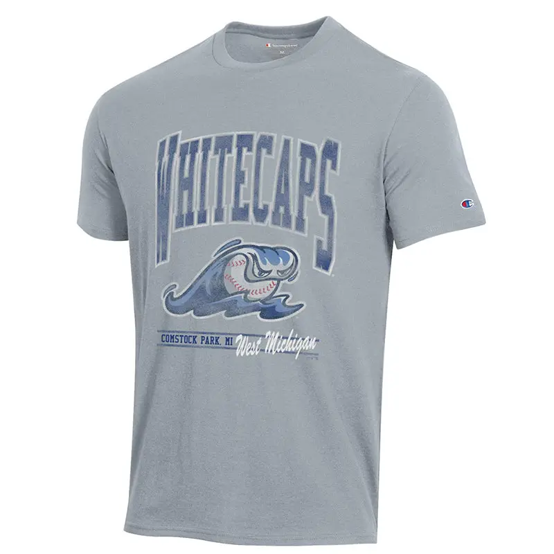 West Michigan Whitecaps Champion Stadium Print/Embroidered Tee