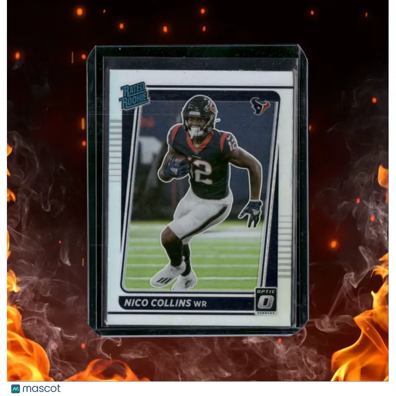 2021 Panini Donruss Optic Nico Collins Silver Prizm Rookie #230