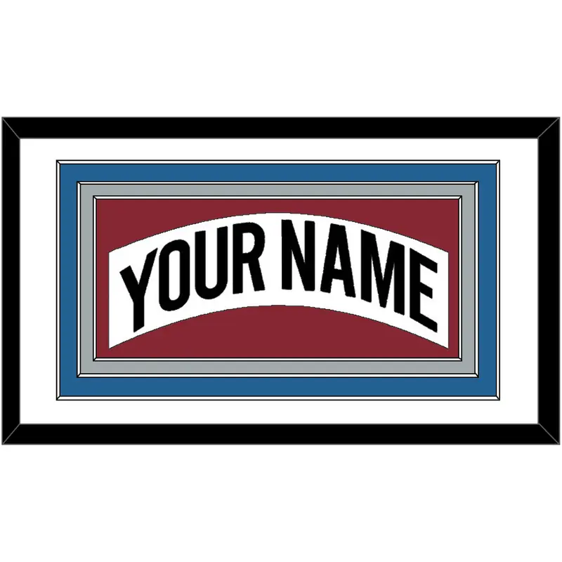 Colorado Nameplate - Home White (1995-1996) - Triple Mat 1
