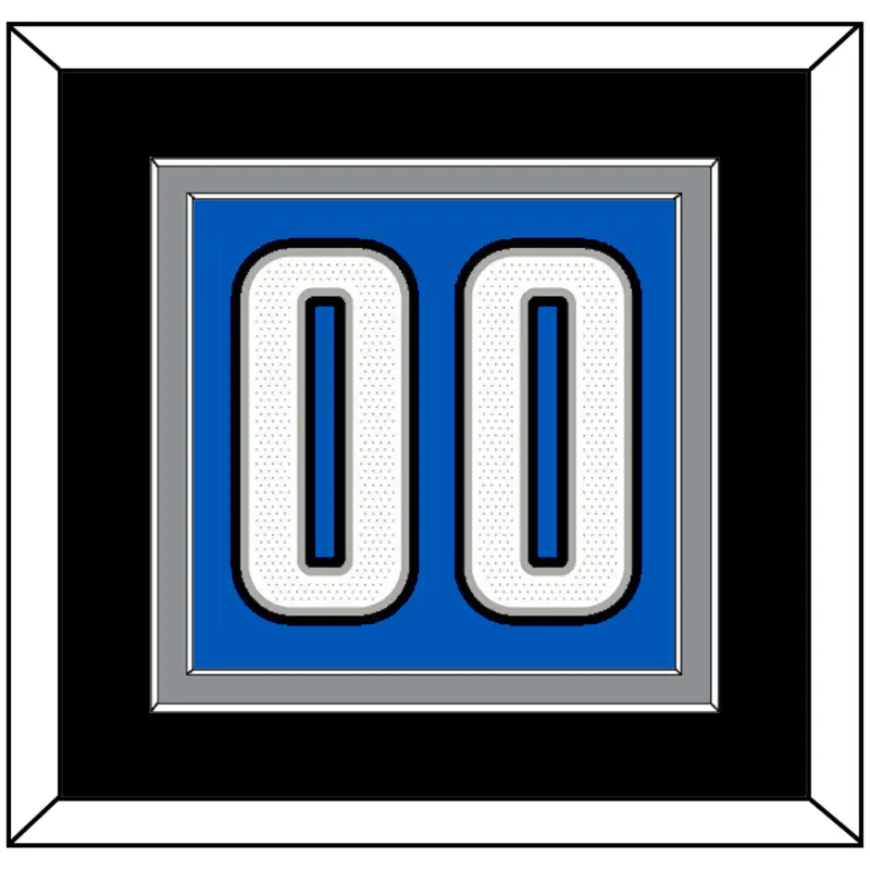 Orlando Number - Blue Statement (2019-2022) - Double Mat 4