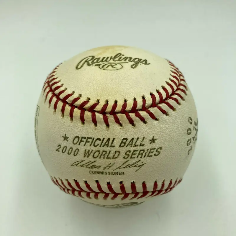 2000 World Series Rawlings Official Baseball Subway Series New York Yankees Mets