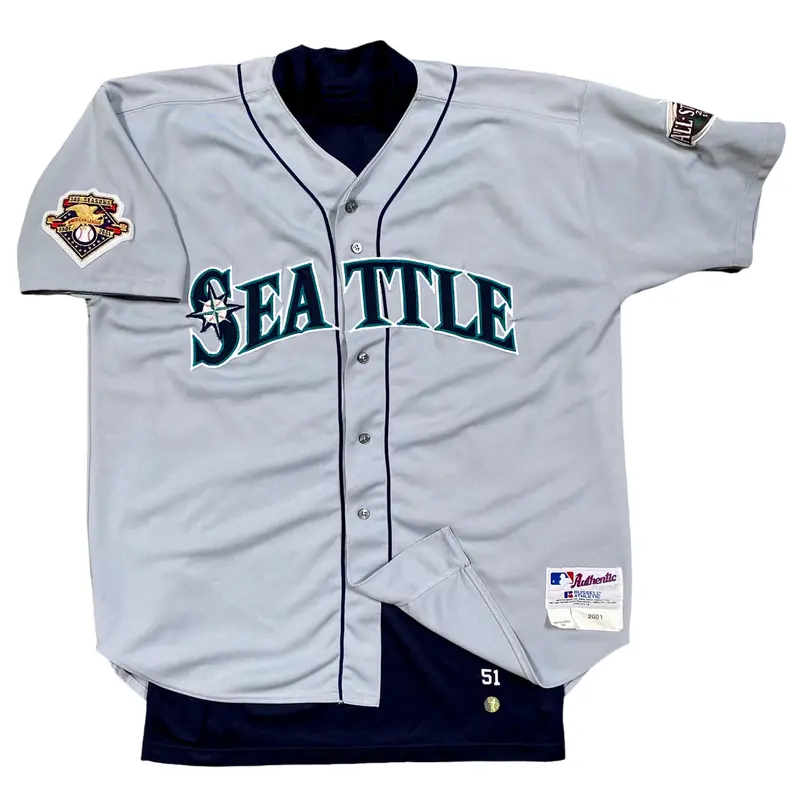 2001 Ichiro Suzuki Signed Game Used Seattle Mariners Jersey MEARS A10 & JSA COA